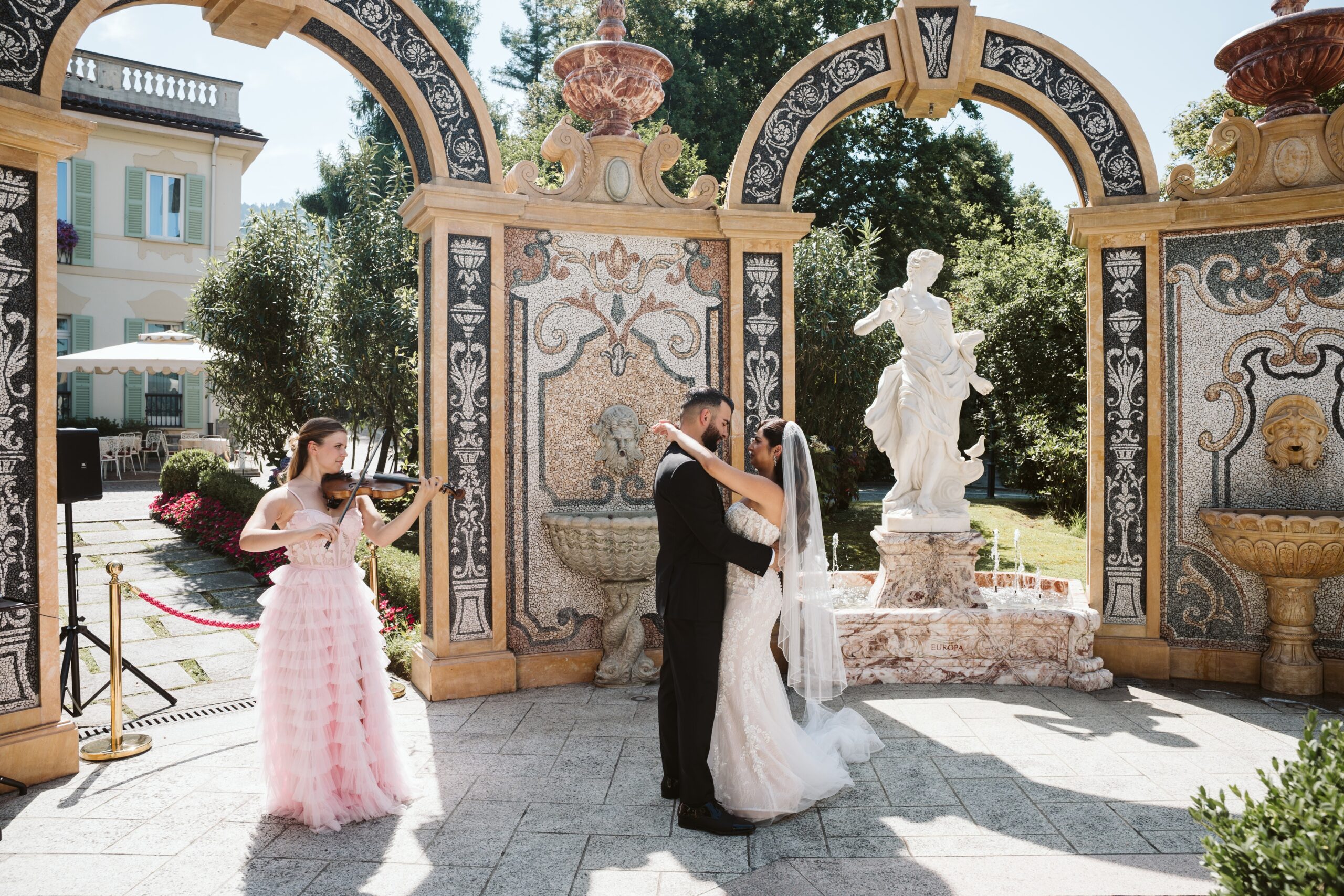 Italian destination wedding romantic string music