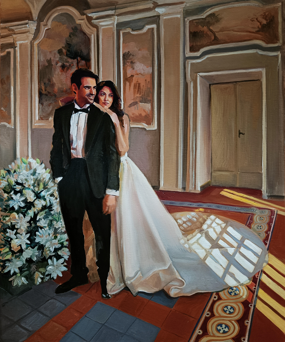 Italian Wedding Painter, Italian Wedding Artist