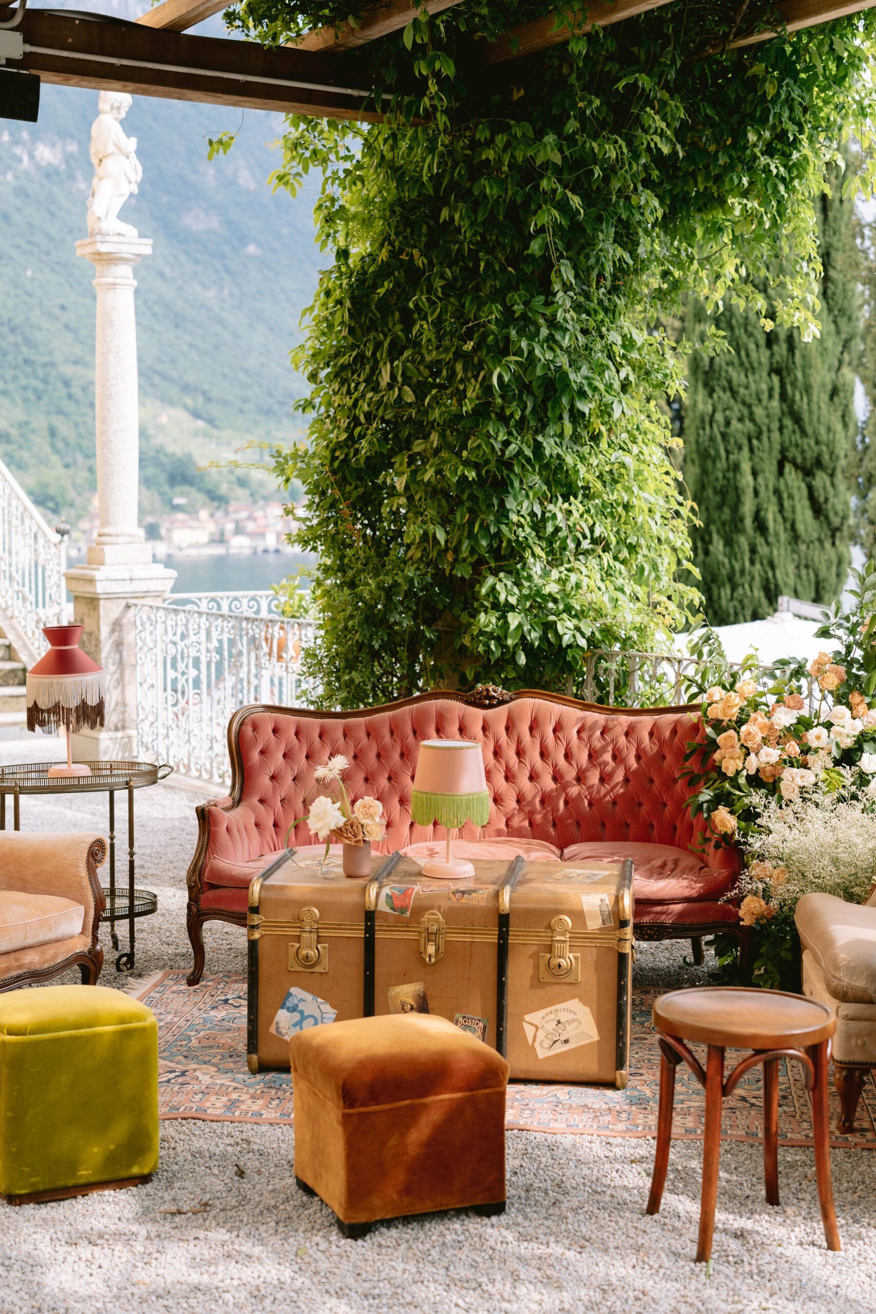 AbraChic Italian Wedding Vintage Furniture Rentals