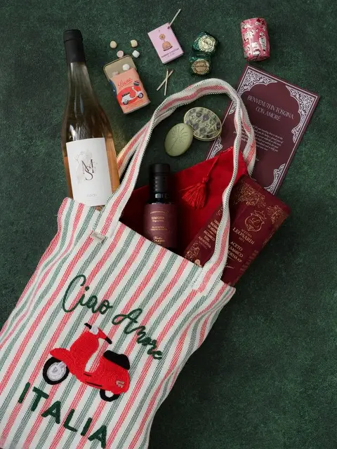 Cestino Welcome Bags Italian Wedding guest experience