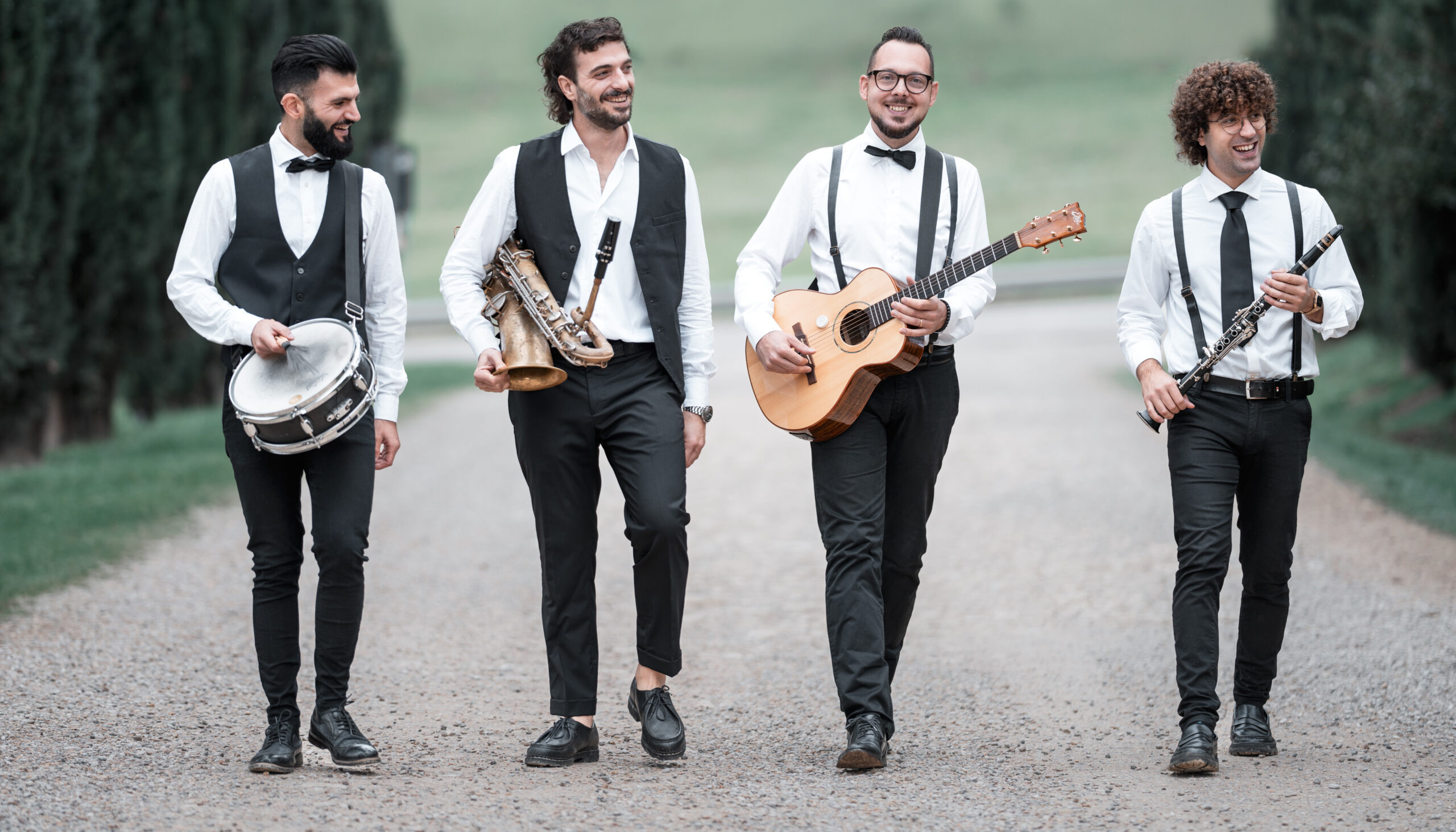 Penny Lime Italian Roaming Swing Band Wedding Italy 2 (ph Luigi Chelli)